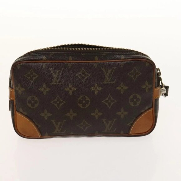 LOUIS VUITTON Monogram Pouch 2 Set LV Auth gh679 - Picture 11 of 16